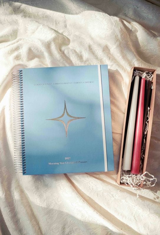 The New Church Year Bundle: the planner with beeswax Advent candles