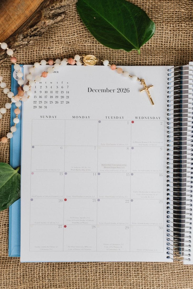 The December 2026 monthly spread